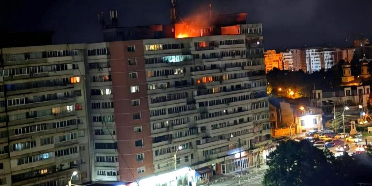 Dronă rusească prăbușită la Galați: explozie puternică, 4 victime și evacuări