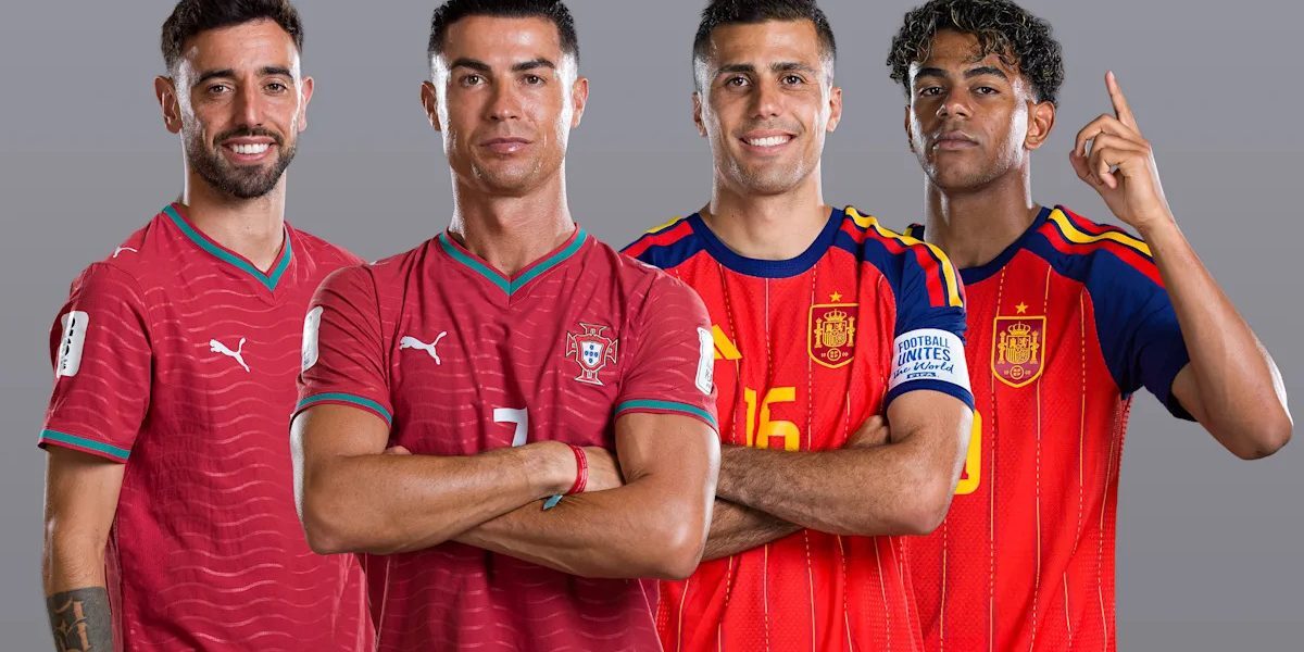 Spania – Portugalia, derby mondial luni seară