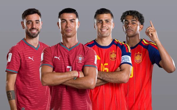 Spania – Portugalia, derby mondial luni seară