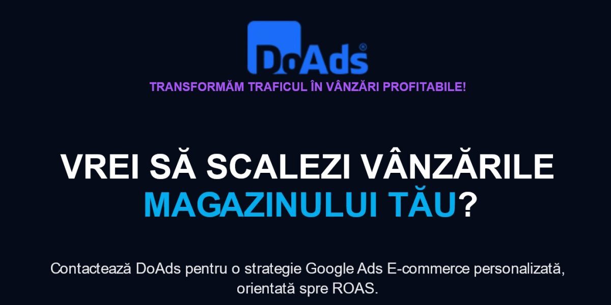 DoAds.ro: 6.000 lei în reclame, recuperat de 4 ori mai mult