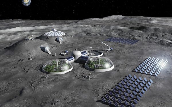 NASA: Bază pe Lună, construcție în 3 ani