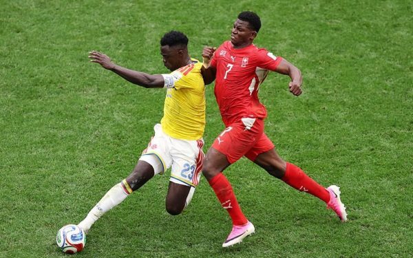 Elveția și Columbia, la egalitate într-un duel intens