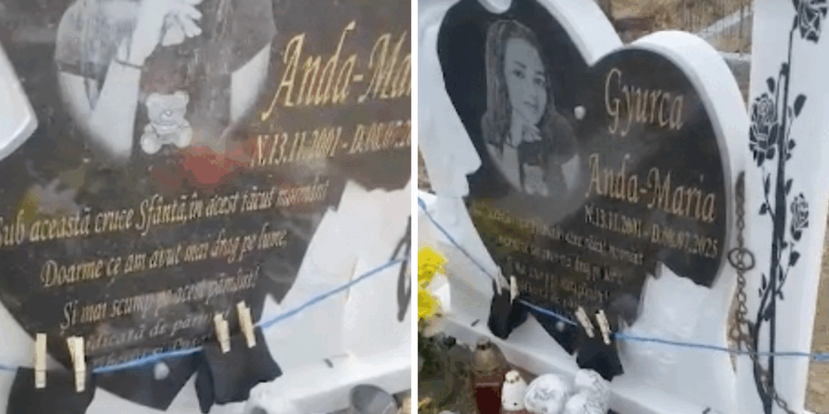 Mormânt profanat! Sora victimei lui Gânj, șocată de ce au găsit pe cruce
