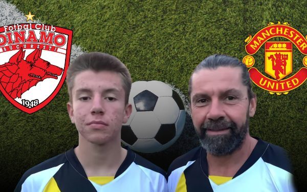 Tatăl său, titular în duelul istoric cu Manchester United