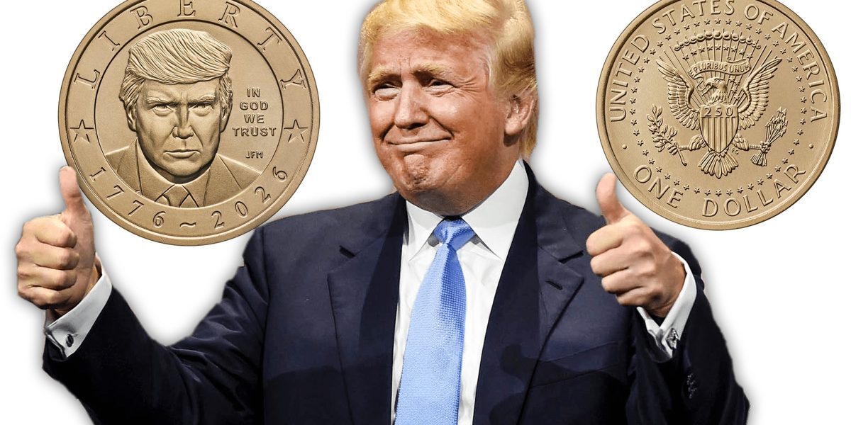 SUA lansează dolar de AUR cu chipul lui Donald Trump