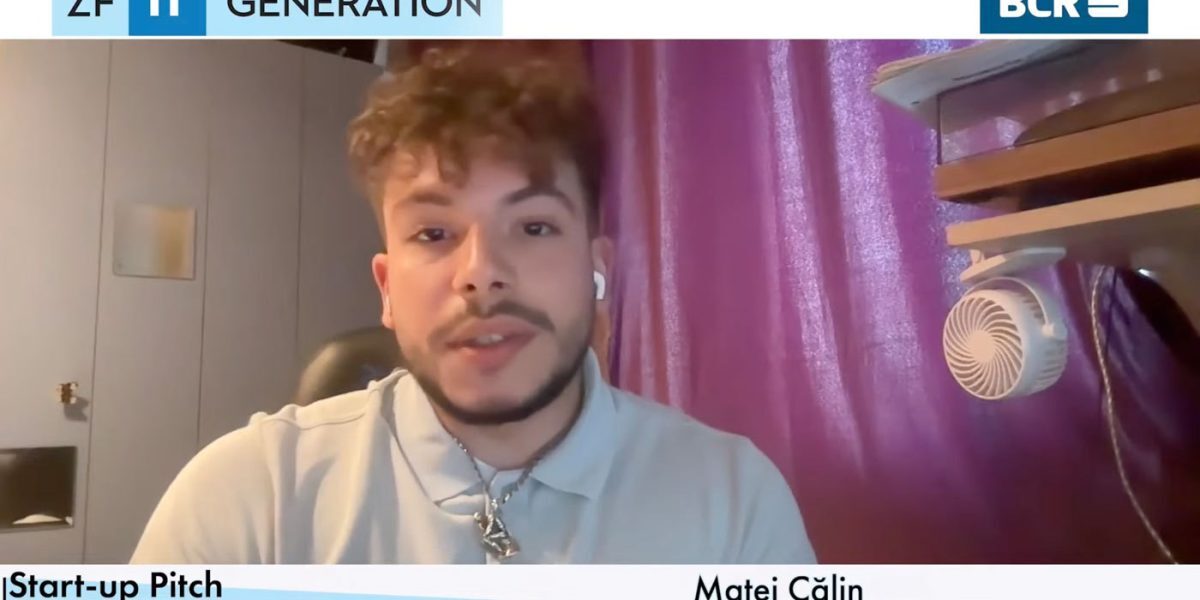 MONARH: Tânărul Matei Călin, 23 ani, singur pe cont propriu cu start-up-ul