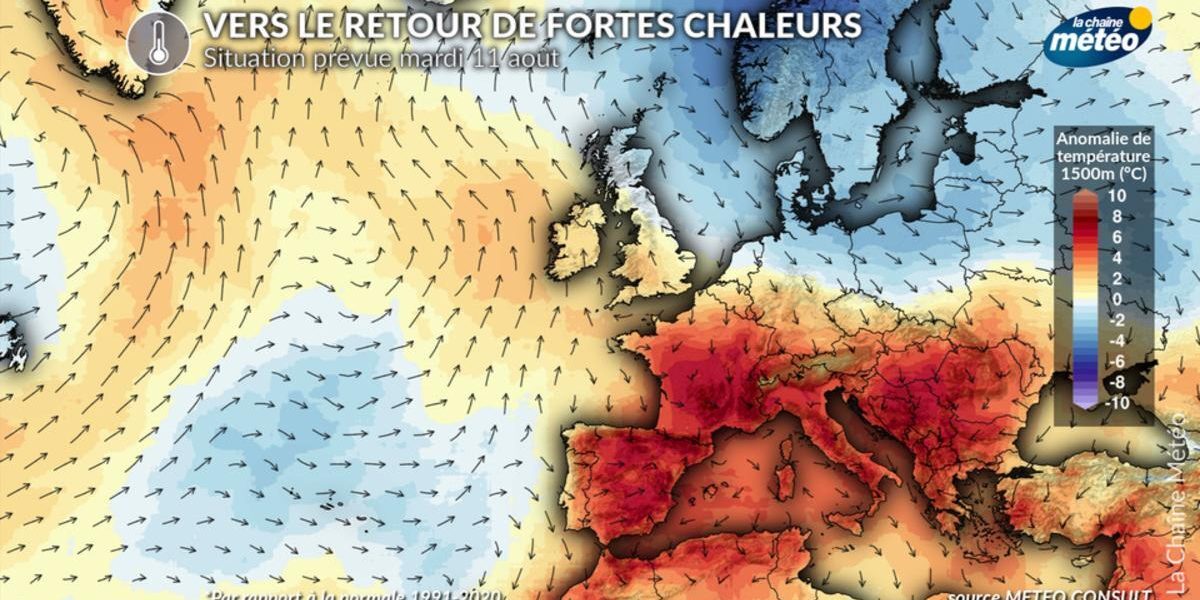 Caniculă din nou: Franța, spre al cincilea val de căldură