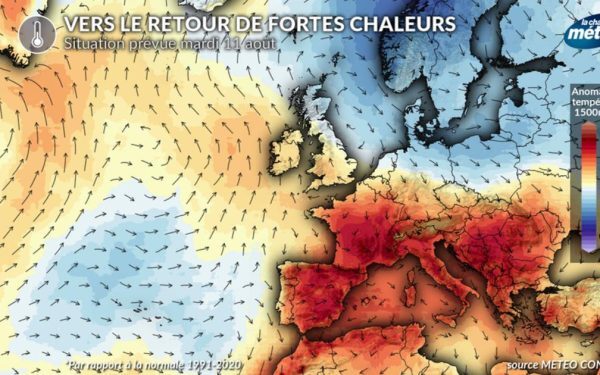 Caniculă din nou: Franța, spre al cincilea val de căldură