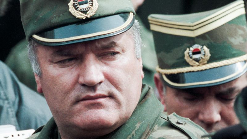 Mladić, „Măcelarul din Bosnia”, a murit la 84 de ani