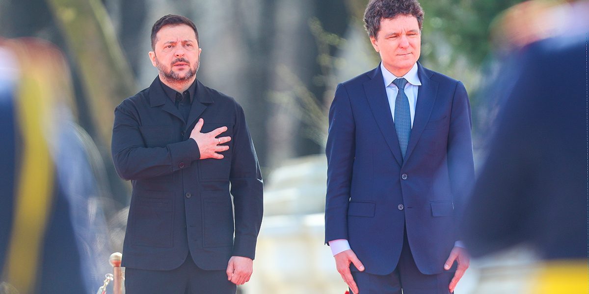 Nicușor Dan în Moldova cu Zelenski, de Ziua Independenței