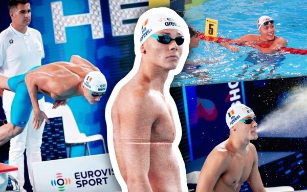 David Popovici, lacrimi de AUR: record și finală la Europene
