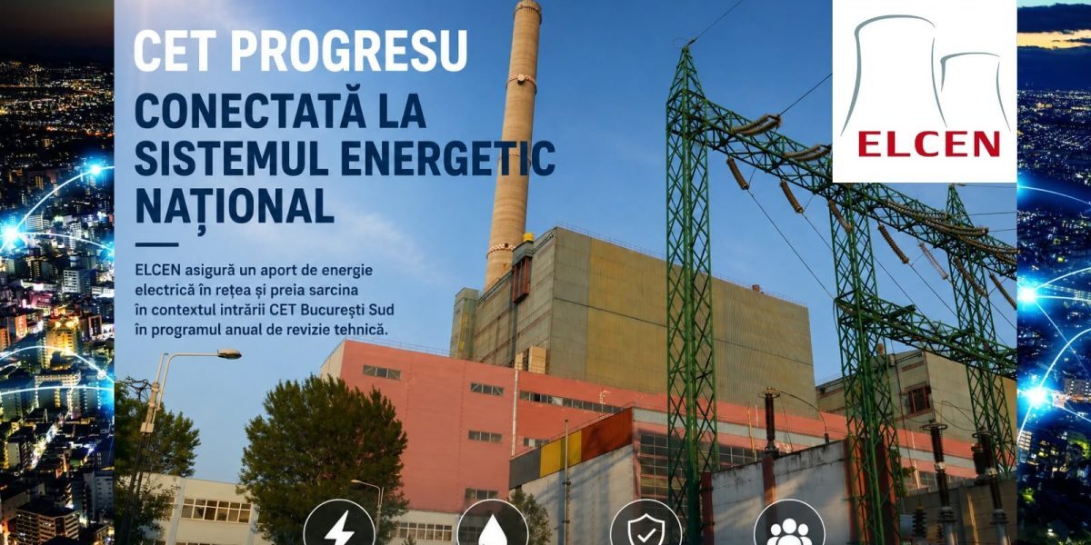 ELCEN: CET Progresu, conectată la SEN