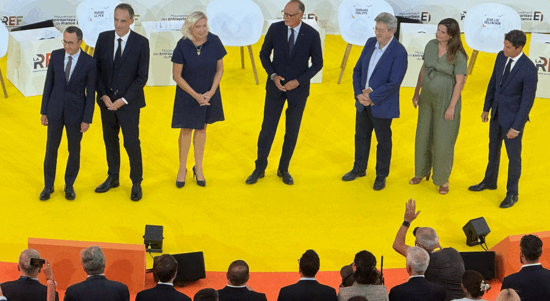 Le Pen ia UE la țintă, Melenchon patronii, premierii lui Macron se bat