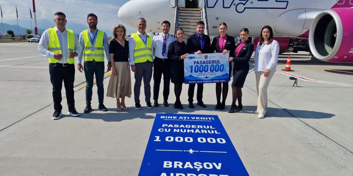 Aeroportul Brașov-Ghimbav, un milion de pasageri