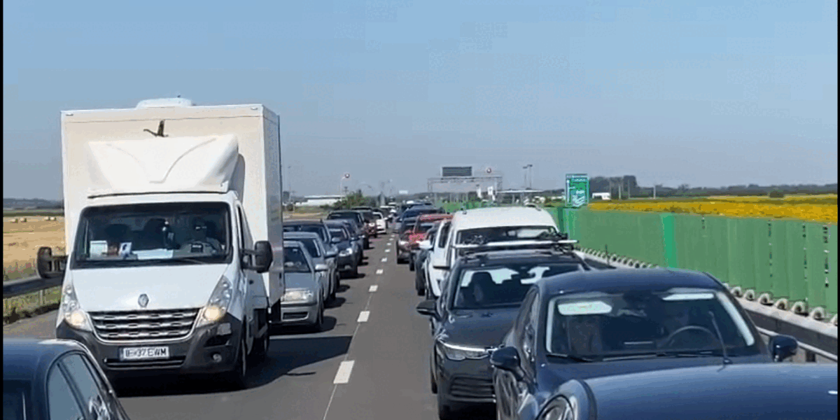 Carambol uriaș pe Autostrada Soarelui