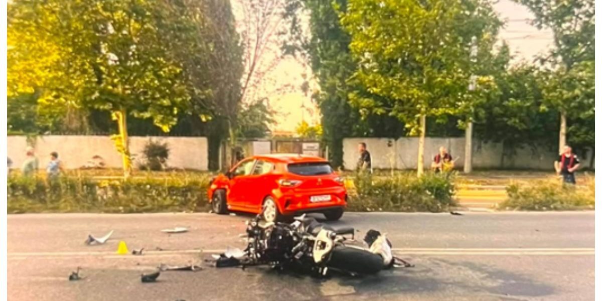 Influencer faimos, salvat miraculos după un accident grav în București