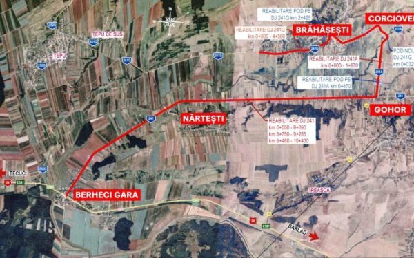 Galați: 111 milioane lei pentru modernizarea drumului Berheci-Brăhășești