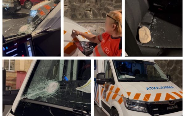 Ambulanță atacată cu topoare în județ. Acuzații șocante