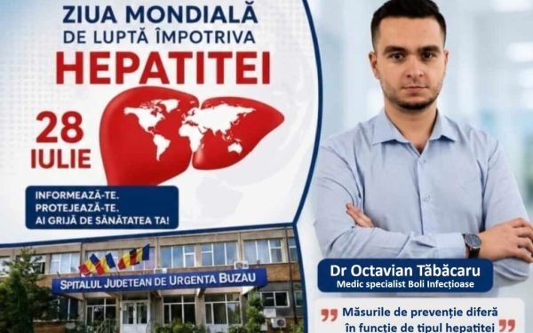 Ziua Hepatitei: Prevenția se face prin testare și vaccinare