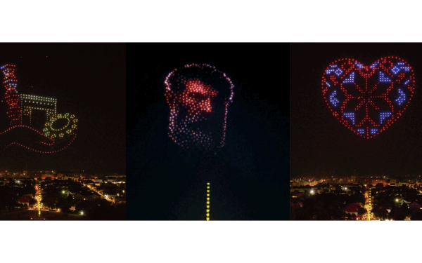 Drone românești, de la 50 la Târgu Jiu la 450 în spectacol