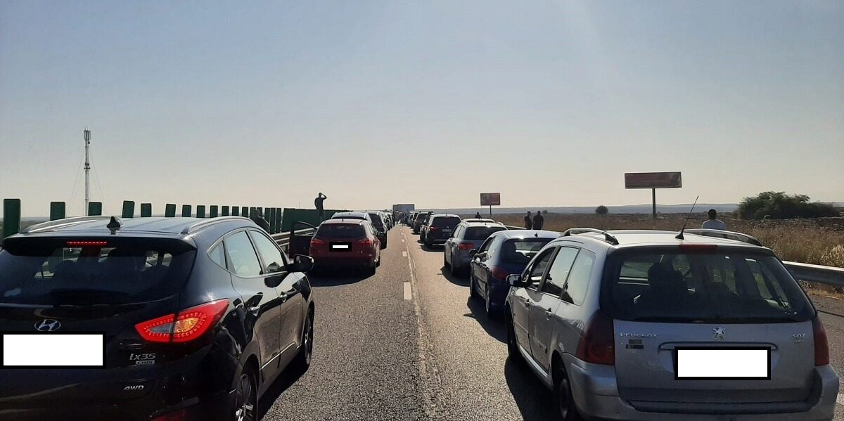 A3, spre București: Accident grav cu șase mașini, trafic îngreunat