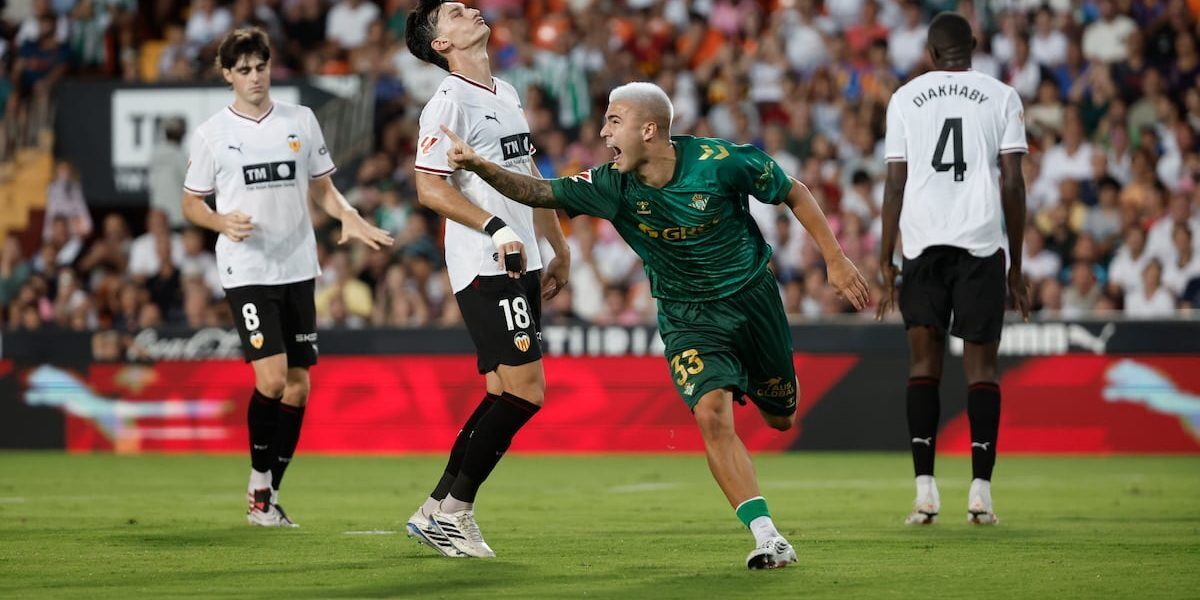 Betis, victorie la limită cu Valencia