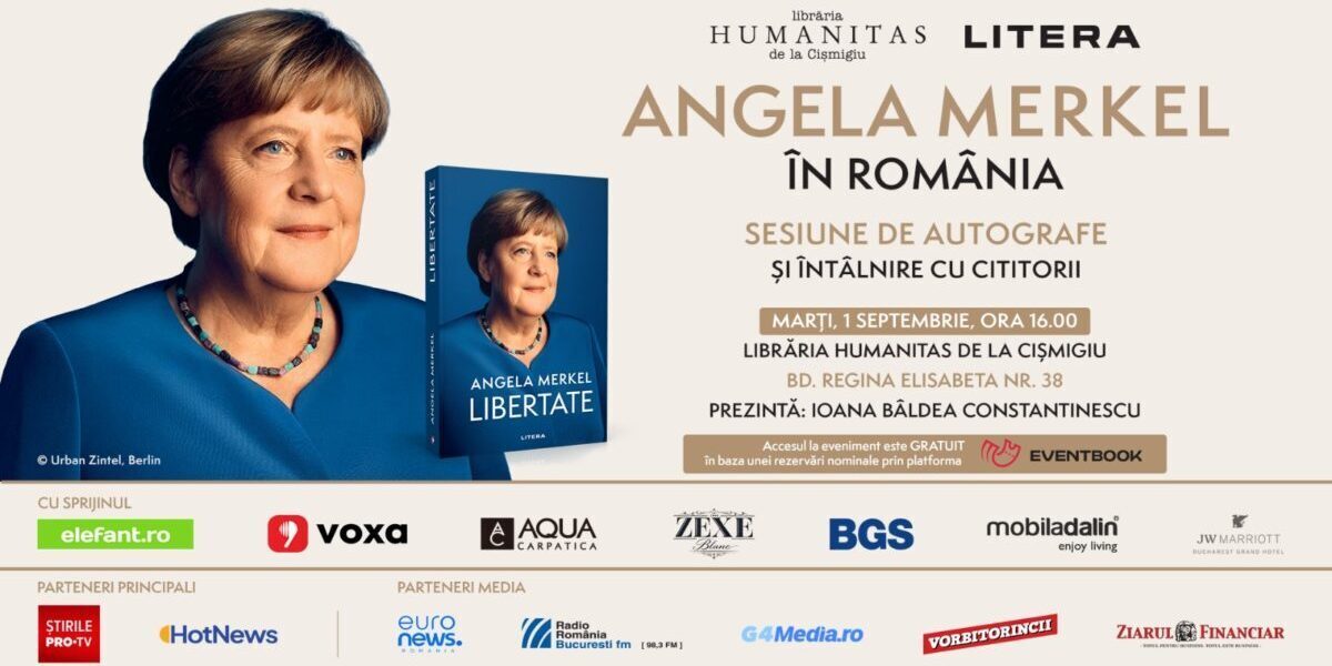 Merkel în România pe 1 septembrie: Mare întâlnire cu publicul