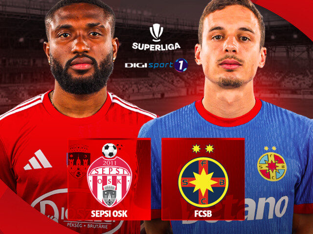Sepsi – FCSB: Roș-albaștrii, „ca acasă” la Sfântu Gheorghe. Echipele | LIVE