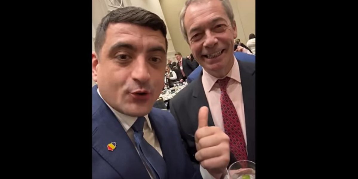 Farage, umilit în campania lui Simion: „prietenul” din UK e ridicol