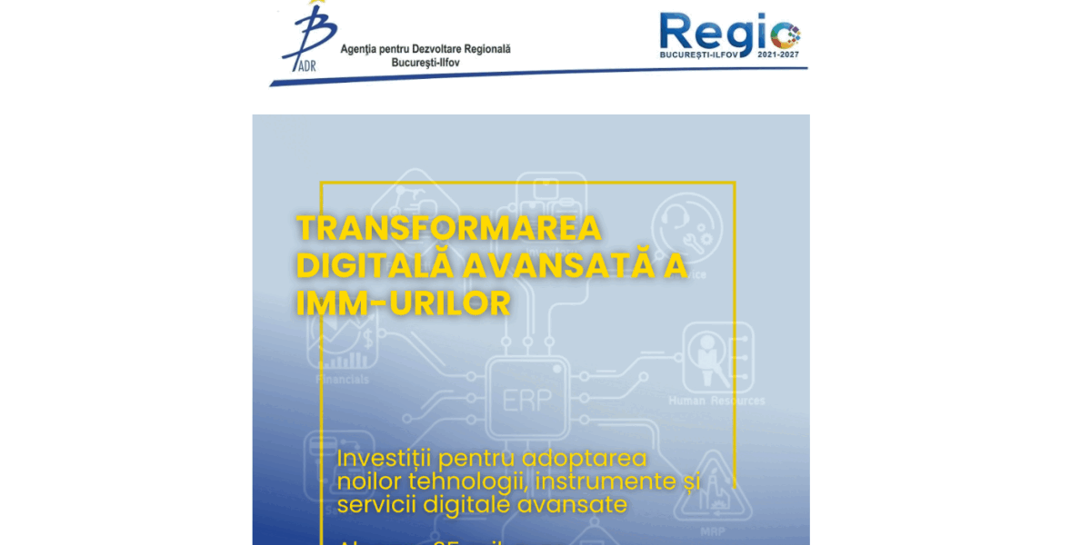 IMM-uri București: 25 mil. EUR din fonduri europene pentru digitalizare