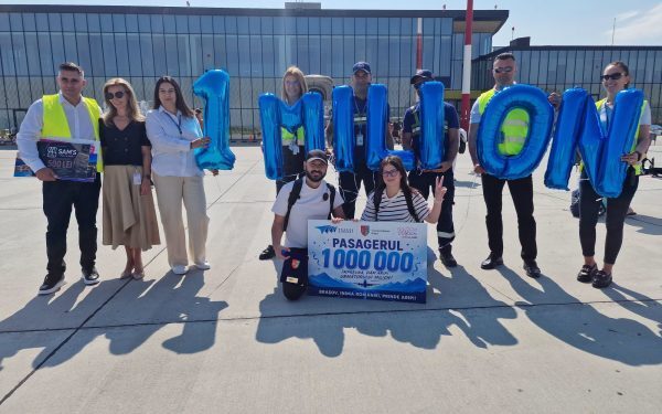 Aeroportul nou, un milion de pasageri