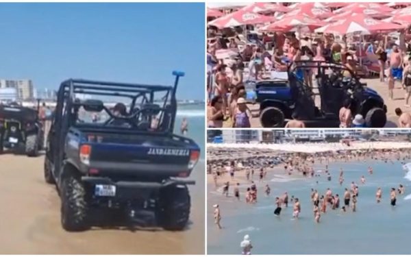 Alertă pe litoral: Steag roșu, jandarmi pe plajă în Eforie Nord