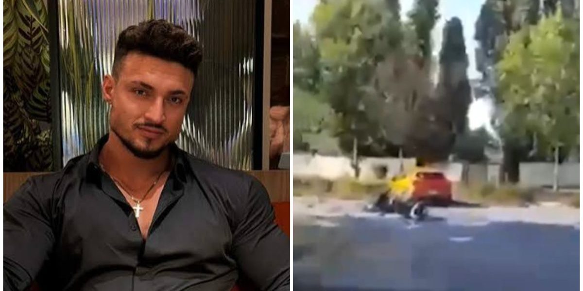 Accidentul lui Andrei Bordeianu: Imagini șocante cu influencerul aruncat de pe motor