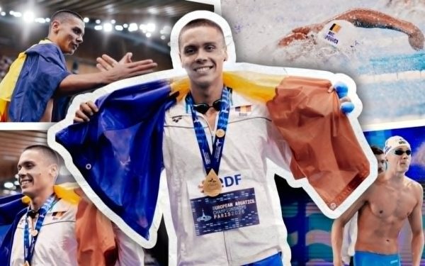 David Popovici, AUR istoric la 100 metri liber!