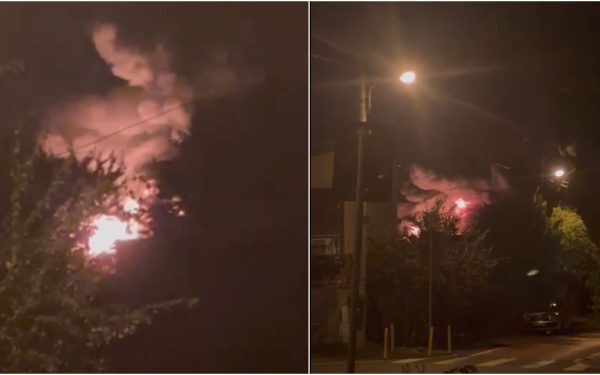 Incendiu MAJOR în Sectorul 1. A fost activat RO-ALERT