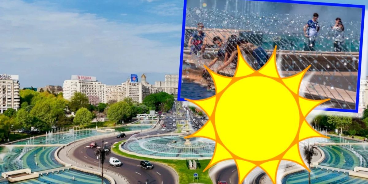Caniculă la început de săptămână, Bucureștiul fierbe la 40 de grade