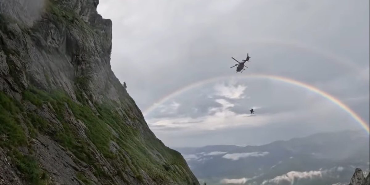 Salvați din munți, doi turiști germani, operațiune spectaculoasă