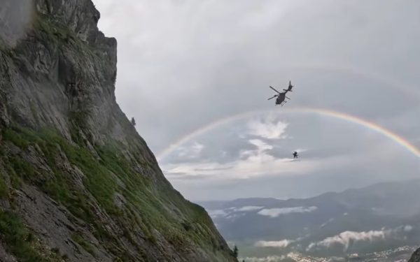 Salvați din munți, doi turiști germani, operațiune spectaculoasă