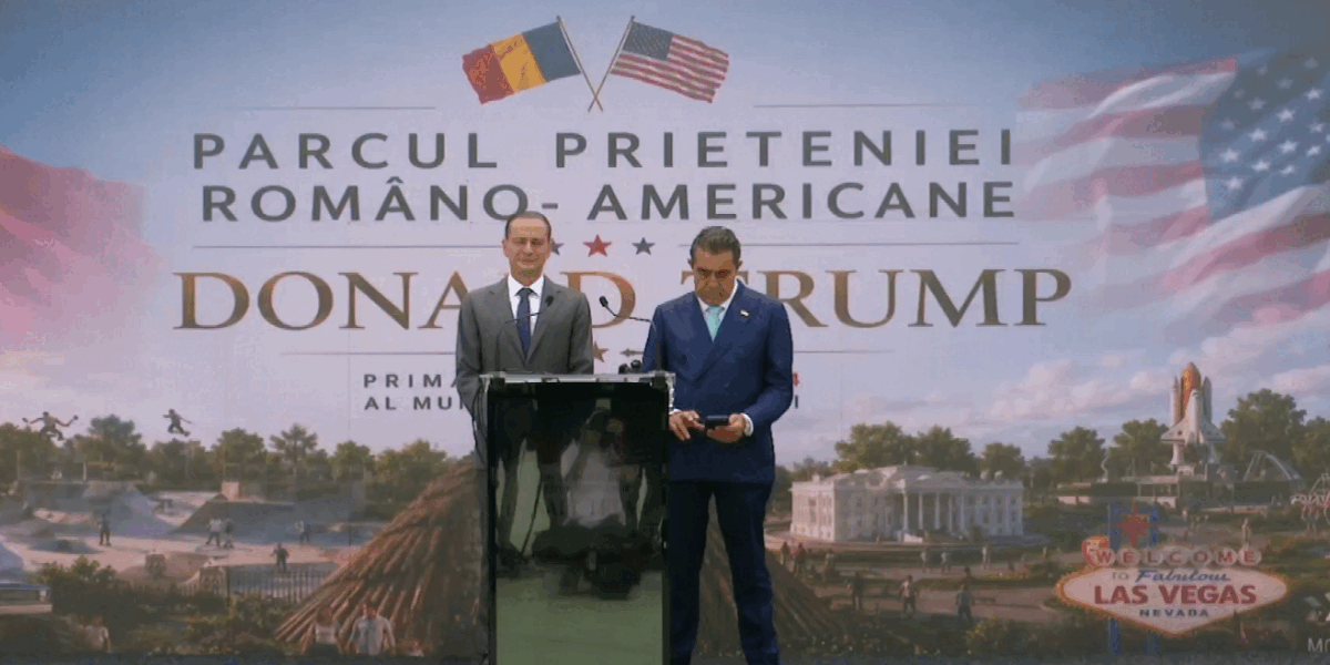 Băluță: Când deschide Parcul Prieteniei Donald Trump