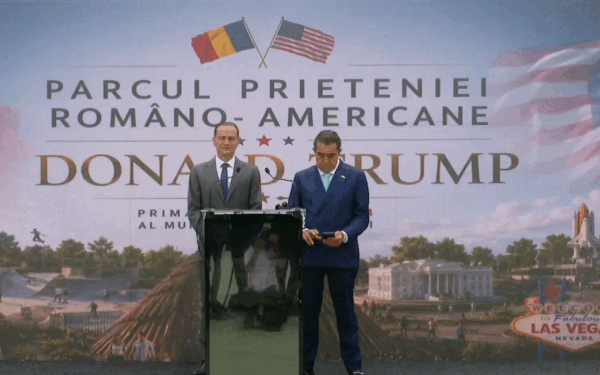Băluță: Când deschide Parcul Prieteniei Donald Trump