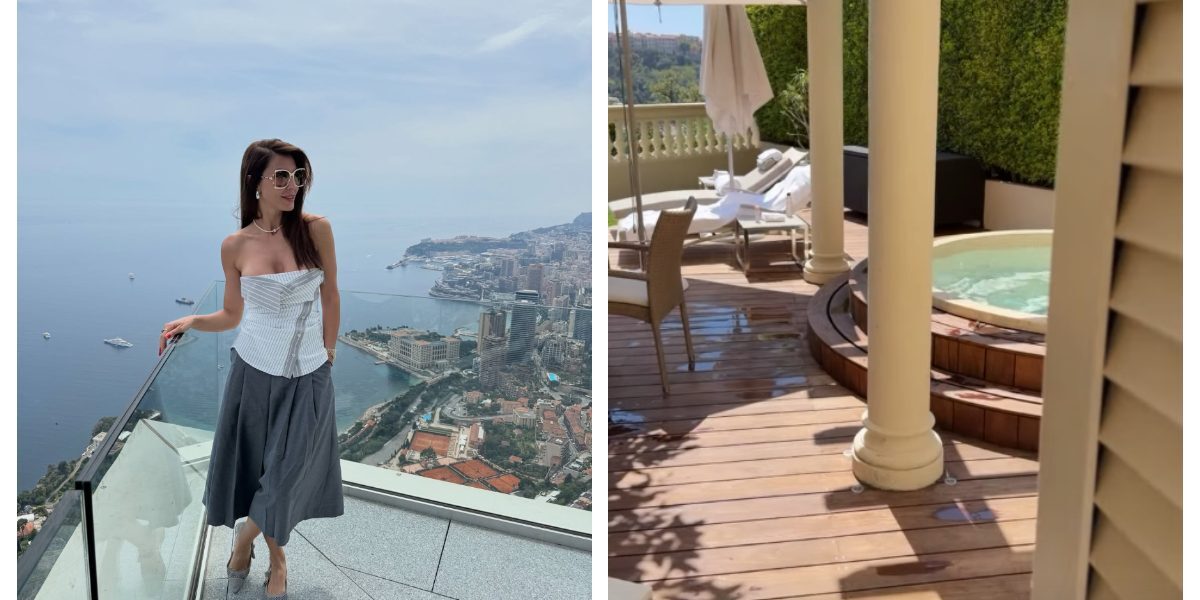 Vila din Monaco a Ilincăi Vandici, piscină și priveliște de vis