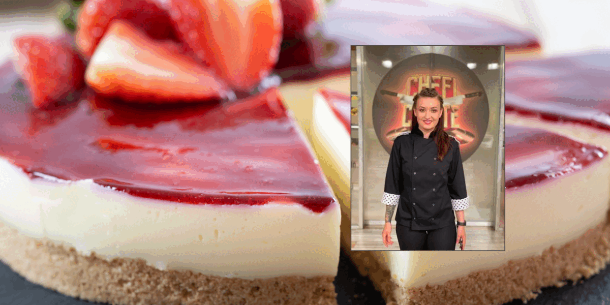 Roxana Blenche: Cheesecake cu căpșuni gata în 15 minute