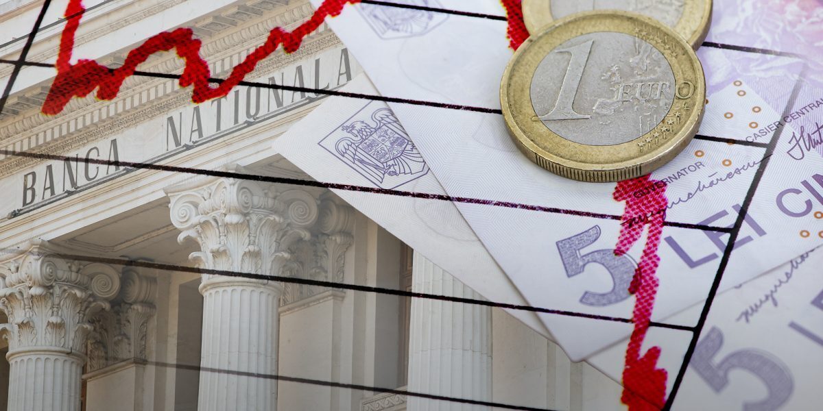 Leul slăbește, datoriile cresc, economia, la un pas de recesiune