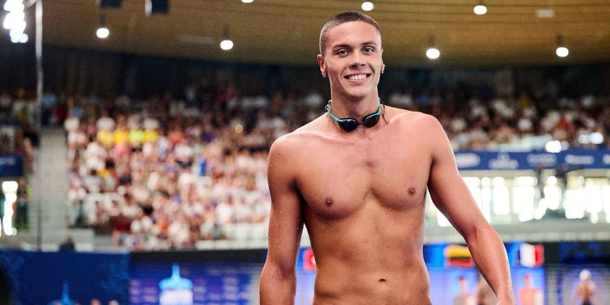 Popovici, AUR european pe 200 m liber. Al treilea la rând