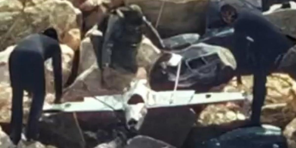 Costinești: Drona scoasă din apă, fără explozibil. Imagini de la fața locului