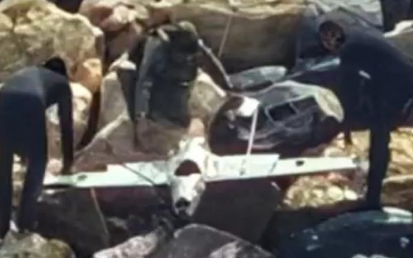 Costinești: Drona scoasă din apă, fără explozibil. Imagini de la fața locului