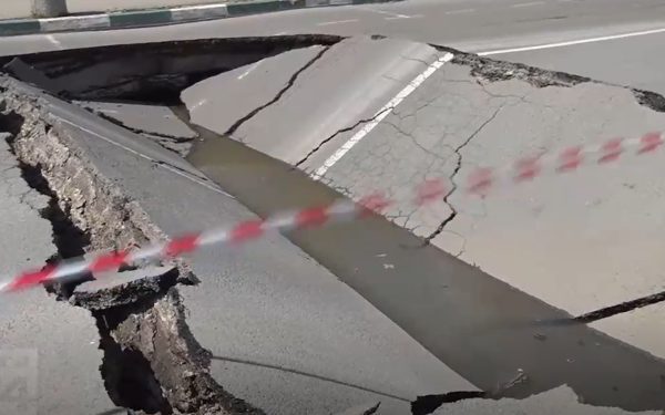 Bulevardul Eroilor, Șosea Prăbușită: Intervenție Apa Nova