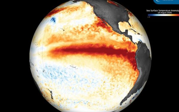 El Nino, uriașa „pată” caldă din Pacific, vizibilă din spațiu
