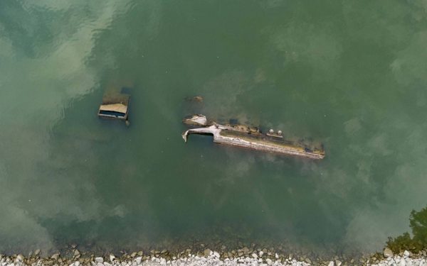 Dunărea, la cote joase: Nave de război vechi, dezvăluite în Austria