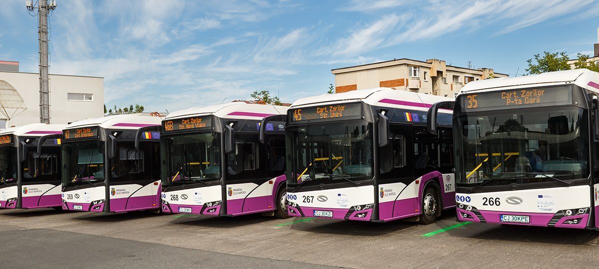 Cluj, 34 milioane euro pentru 40 autobuze electrice noi